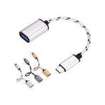 Type-C To Dişi Usb 3.0 Otg Çevirici Dönüştürücü Hasır Kablo