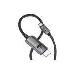 Type-C to HDMI Kablo 2 Metre 4K 60Hz 18Gbps Örgülü Alüminyum USB-C Görüntü Aktarma Kablosu