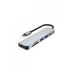 Type C to HDMI USB 3.0 Hub Çoklayıcı Usb-C Kart Okuyucu Kablo
