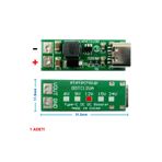 Type C Usb 5v To 12v Boost Modül 9w Dc Voltaj Yükseltici Taşınabilir Minik Güç Kaynağı Step Up DVM.101.213