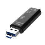 Type-C ve Micro Usb Otg USB Kart Micro SDHC SD TF Kart Okuyucu