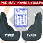 Typer Parçalı Mavi Kavis Uyumlu Paçalık Çamurluk Tozluk