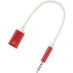 TypoGrove Kırmızı 3,5 mm Erkek - TypeC Dişi Ses Kablosu Kablosu Analog Kablo Tip-C Dönüştürücü Kulaklık Adaptörü MP3 Çalarlar, CD Çalarlar, Dizüstü Bilgisayarlar, Tabletler, Akıllı Telefon Kulaklık Adaptörleri