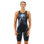 TYR Tyr Venzo™Open Back Kadın Yüzücü Mayo - Siyah-Beyaz - 23 - ST00653-2472