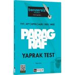 Tyt Ayt Kpss Ales Dgs Msü Benzersiz Paragraf Yaprak Test