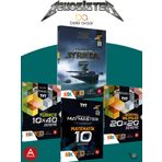 TYT Bekosistem Matmaster Matematik 10'lu Deneme + TYT 10x40 Türkçe Deneme + TYT 20x20 Sosyal Bilimler Deneme + TYT Bekosistem Striker 3 Deneme Seti - A Yayınları