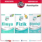 TYT Fizik Kimya ve Biyoloji A Soru Bankası 3 Kitap Set-Palme Yayınları