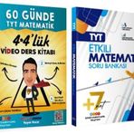 TYT Matematik Soru Bankası ve 60 Günde TYT Matematik Video Ders Kitabı Etkili Matematik Yayınları