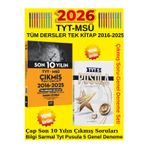 Tyt Msü Son 10 Yılın Çıkmış Soru+Bilgi Sarmal Tyt Pusula 5 Li Deneme Seti+Kalem
