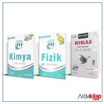 TYT Palme Kimya Üç Dört Beş Fizik Limit Biyoloji Soru Bankası 3 Kitap Set