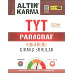TYT Paragraf Çıkmış Sorular Kolektif Altın Karma Yayınları