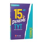 TYT Türkçe 15x40 Deneme Sınavı