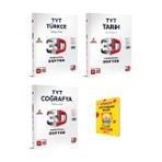 TYT Türkçe Tarih ve Coğrafya Video Destekli Defter 3lü Set