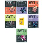 TYT ve AYT Matematik Fen Fizik Kimya Biyoloji Denemeleri 6lı Sayısal Set