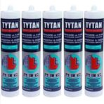 Tytan 5x500 gr Beyaz Silikonize Mastik