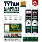 Tytan Professional Silikonize Akrilik Mastik 500GR 2'li Set