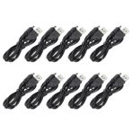 TYTOGE 10pcs for PS3 Controller Charging Cable Professional High Speed 480Mbps Wireless Controller Charger Cable for Controllers Mobile Phones Digital Cameras 3.3ft