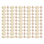 TYTOGE 50 set altıgen perçin, metal yarıklı vida, zarif kaplama, bağlama cıvatası, el işleri için deri kilit, çanta, kemer, 12 mm (altın)