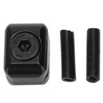 Tytoge ok dinlenme kablosu, ok tokası, istirahat kablosu, alüminyum ayar, kompozit için ayar klipsi (siyah)