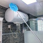 TYTOGE Tavan Vantilatörü Temizleme Bezi, Yeniden Kullanılabilir Mikrofiber Tavan Vantilatörü Kanadı Temizleme Bezi Uzatılabilir Direkli Tavan Vantilatörü Ev Aletleri Kitap Rafları için Tavan Vantilatörü