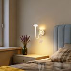 TZSMUM 120° Hareket Sensörlü Yaratıcı LED Duvar Lambası Duvar Işıkları USB Şarj Edilebilir Manyetik Duvar Lambası 3000 K / 4000 K / 6000 K Merdiven için Kısılabilir (1 Adet, Beyaz)