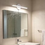 TZSMUM LED Modern Duvar Lambası Banyo Ayna Su Geçirmez Duvar Aydınlatması Şalterli Fiş Duvar Lambası İç Mekan Minimalizm Dikdörtgen Alüminyum Demir Mutfak Oturma Odası için (Nötr Işık, Beyaz)