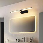 TZSMUM Modern LED Vanity Duvar Apliği İç Mekan Su Geçirmez Ayna Duvar Işıkları Siyah Uzun Doğrusal Duvar Aydınlatması Demir İskandinav Yaratıcı Dekorasyon Yatak Odaları Merdiven Oturma Odası için (40