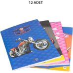 U-Deep 12 Adet Lise Defteri 80/40 Yaprak Kareli