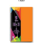 U-DEEP Spiralli Pp Kapak 6+2+1 225 Yaprak 9 Ayraçlı Defter