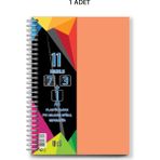 U-DEEP Spiralli Pp Kapak 7+3+1 275 Yaprak 11 Ayraçlı Defter