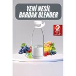 U Geçirmez Kablosuz Şarjlı Dayanıklı Taşınabilir Mini Blender Mir41428076