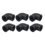 U-Pvc D32 1" Pn-16 İç Dişli Dirsek 90 Derece Dirsek Nozbart ( 6 Adet)