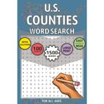 U.S. Counties Word Search Puzzle Book: 1500 Words - 100 Puzzles for All Ages | Large Print | 150 Pages | Size 6x9 inch | Great for Travel (Puzzle Playground)