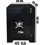 U.S.F Ev ve Ofis Tipi Çelik Para Kasası 40 cm-45KG Çift Anahtarlı Güvenli Para Kasaları - 40cm-45 kg