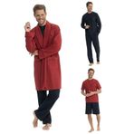 U.S Polo Assn. 12040 Erkek Pijama Takımı, Sabahlıklı, Bordo, S Beden