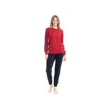 U.S. Polo Assn. 17075 Kadın Bordo Ev Giyim Pijama Takım