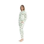 U.S. Polo Assn. 17105 Kadın Yeşil Uzun Kollu Pijama Takım