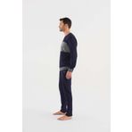 U.s Polo Assn 18616 Erkek Antrasit Melanj Pijama Takım
