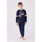 U.s. Polo Assn. 1902 Erkek Çocuk Uzun Kol Manşetli Pijama Takım