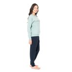 U.S. POLO ASSN. 2 İplik Kışlık Pijama Takımı, M, USPA20121W25-26, Mint, kadın