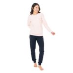 U.S. POLO ASSN. 2 İplik Pijama Takım, L, USPA20125W25-26, Pembe, kadın