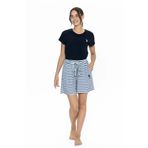 U.S. Polo Assn. 20034 Lacivert Çizgili Şort Takım