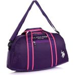 U.S. Polo Assn. 23828 Mor Orta Boy Unisex Çok Gözlü Spor Fitness Seyahat Çantası