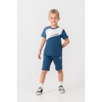 U.s. Polo Assn. 2407 Erkek Çocuk Şort Pijama Takım - Indigo - 14 - 15 Yaş