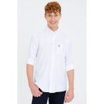 U.S. Polo Assn. 50238403-VR013 Beyaz Erkek Gömlek