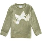 U.S. Polo Assn. 50240637-VR183 Açık Haki Kız Çocuk Sweatshirt