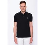 U.S. Polo Assn. 50252132 Siyah Bisiklet Yaka Oversize Erkek T-shirt