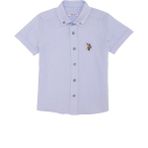 U.S. Polo Assn. 50262967-VR003 Basic Açık Mavi Kısa Kollu Erkek Çocuk Gömlek