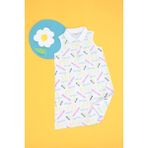 U.S. Polo Assn. 50263648-VR013 Beyaz Örme Kız Çocuk Elbise