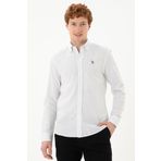 U.S. Polo Assn. 50288673-VR013 Beyaz Erkek Gömlek